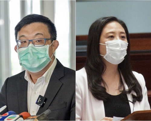 涂謹申(左)、葛珮帆(右)。資料圖片
