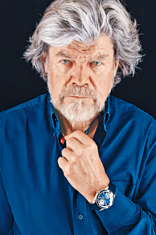 被譽為史上最偉大登山運動家的Reinhold Messner。