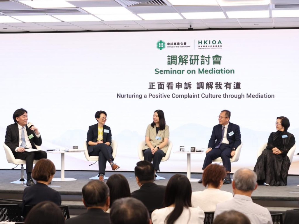郭惠英在研討會上分享個案。運輸署fb圖片 