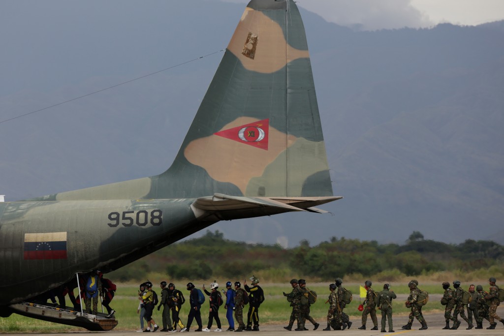 委內瑞拉舉行航空博覽會。美聯社