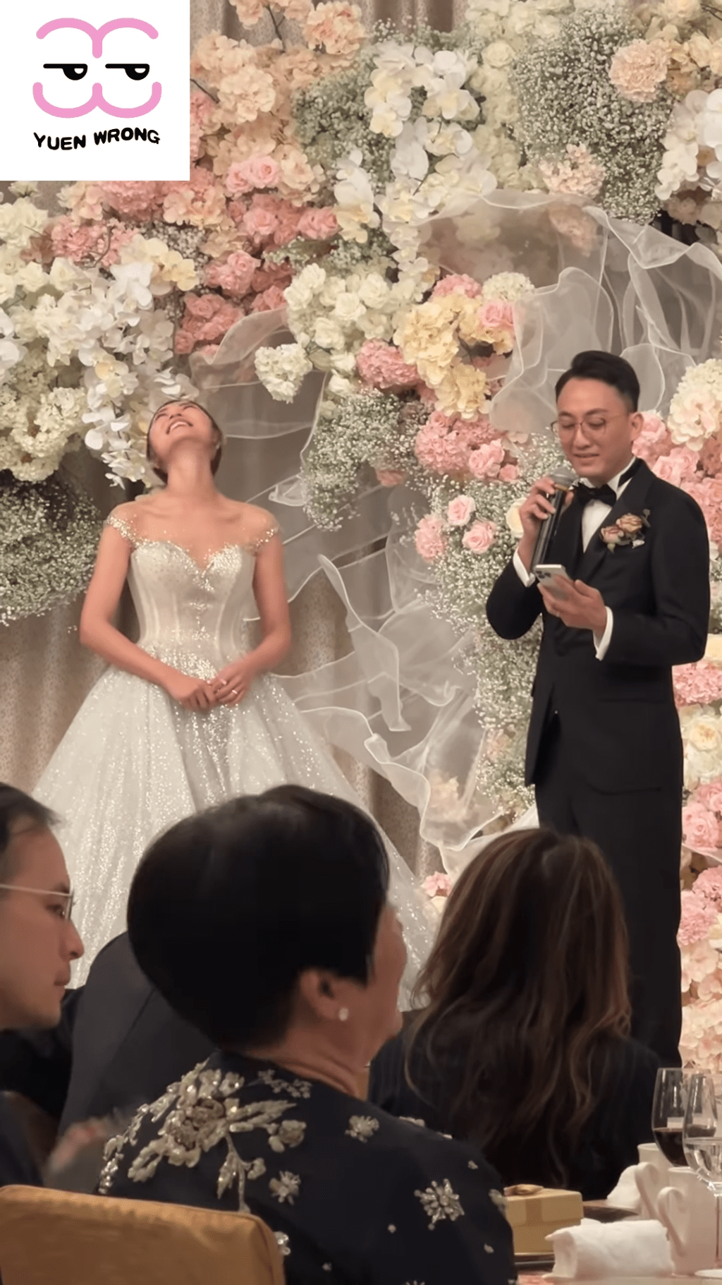 衛詩雅聞言，即笑不攏嘴。