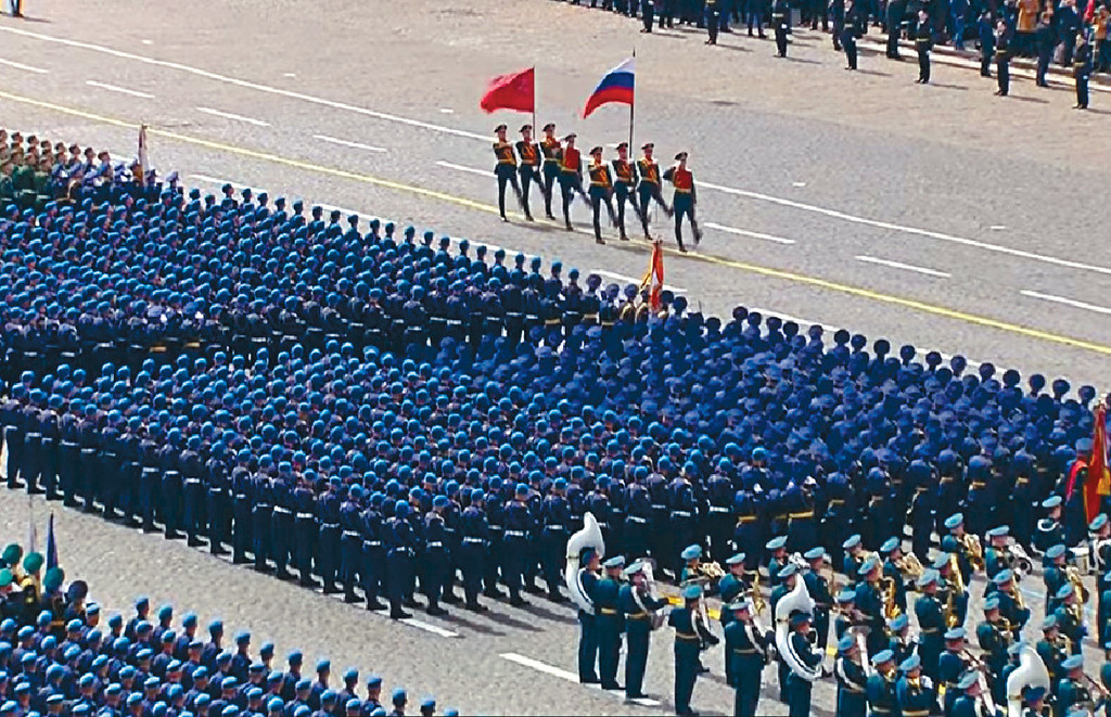■俄羅斯把五月九日定為衞國戰爭勝利日，每年會在紅場舉行盛大閱兵儀式。