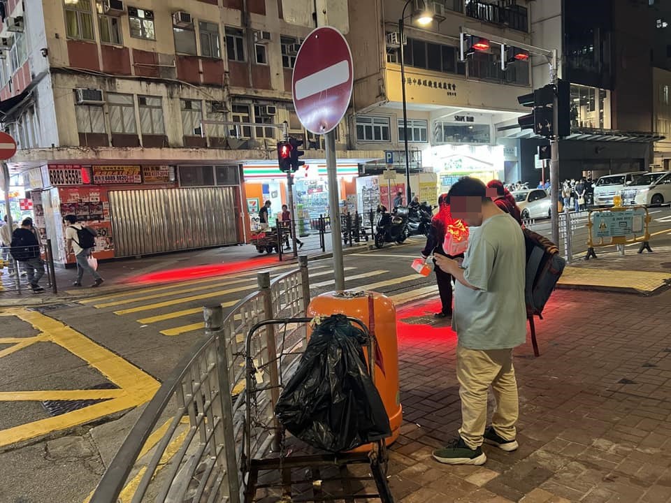 網民上載旺角波鞋街照片。fb車cam L（香港群組）圖片