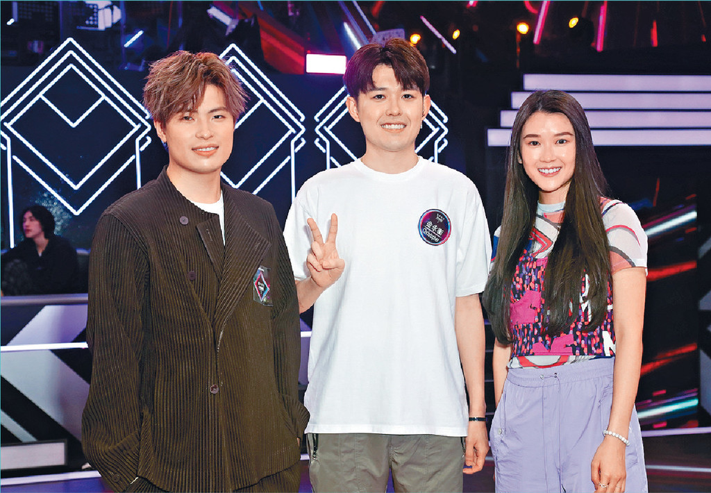 ■金永衡（中）獲孫漢霖（左）和潘靜文睇好。
