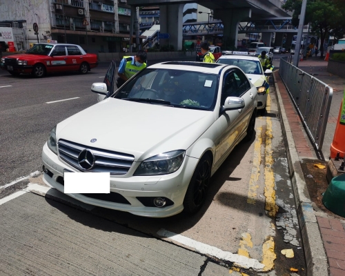 圖為涉事汽車。圖:警方提供