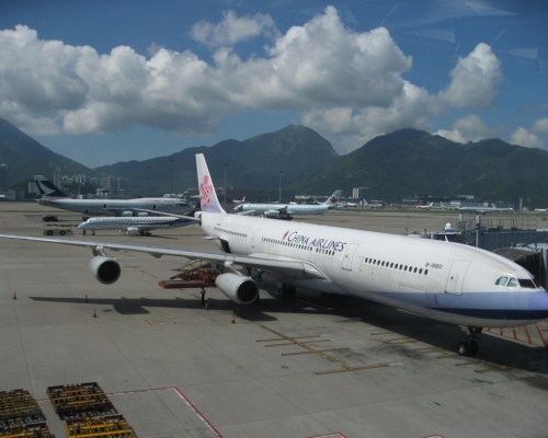 台灣中華航空早前爆疫。資料圖片