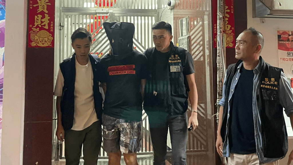 警方拘捕一名30歲男子。警方圖片