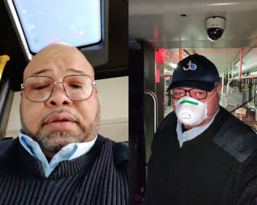 司機拍片斥責女乘客不戴口罩。Jason Djinfiniti Hargrove FB影片截圖