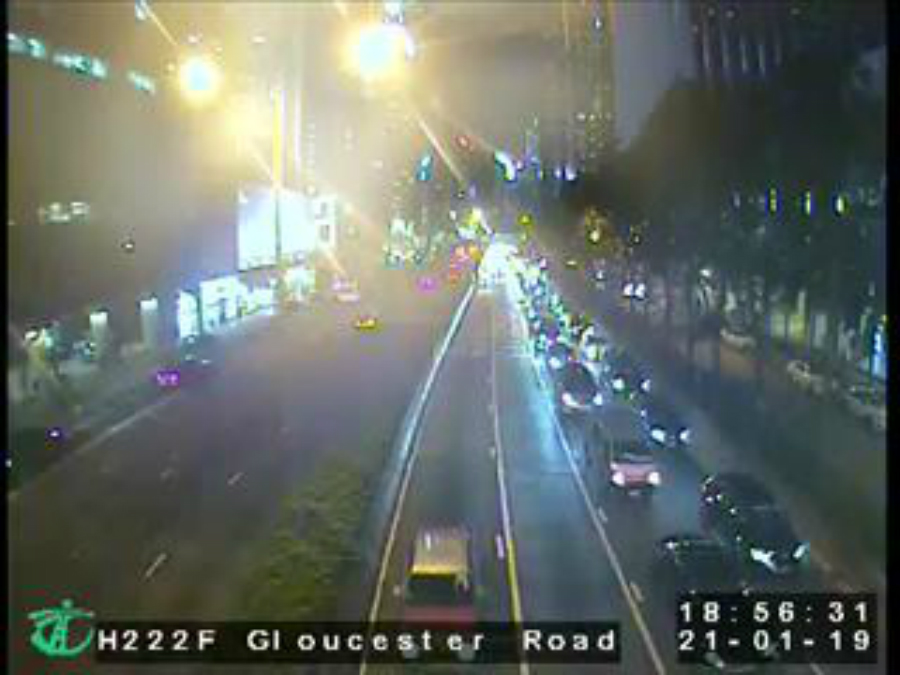 告士打道东行行车畅通。运输署