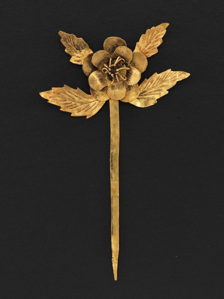 花卉四葉金髮簪（圖片來源：香港文化博物館）
