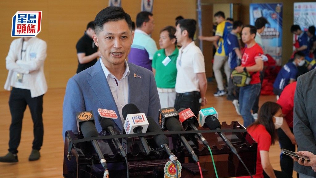 楊恩健期望今年盼第三至第四季落實戴眼鏡人士可投考消防隊長安排。歐樂年攝