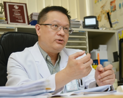 中大呼吸系統科講座教授許樹昌。 資料圖片