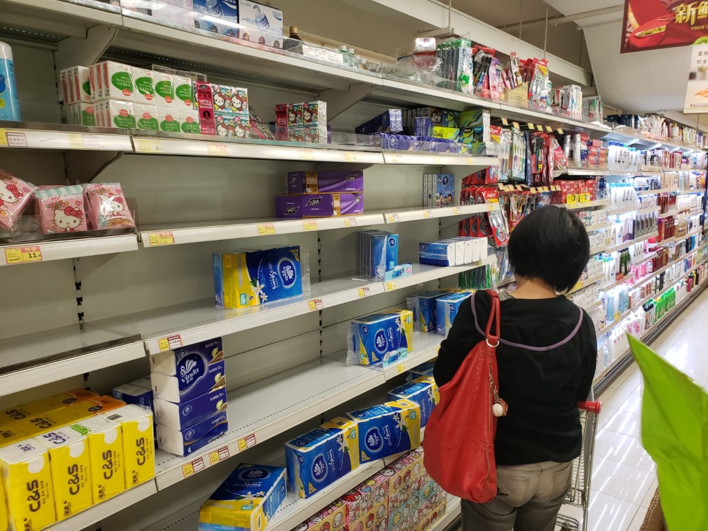 超級市場貨品的銷貨價值上升16.1%。資料圖片