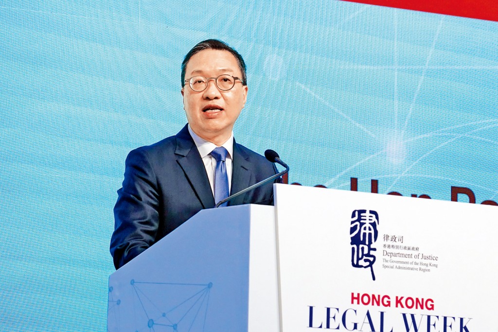 律政司司長林定國表示，國際調解院將是首個總部設於香港的政府間國際組織。