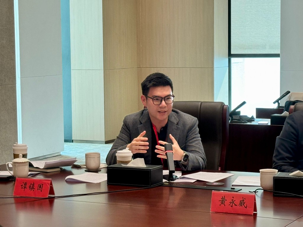 新界北立法會議員譚鎮國。