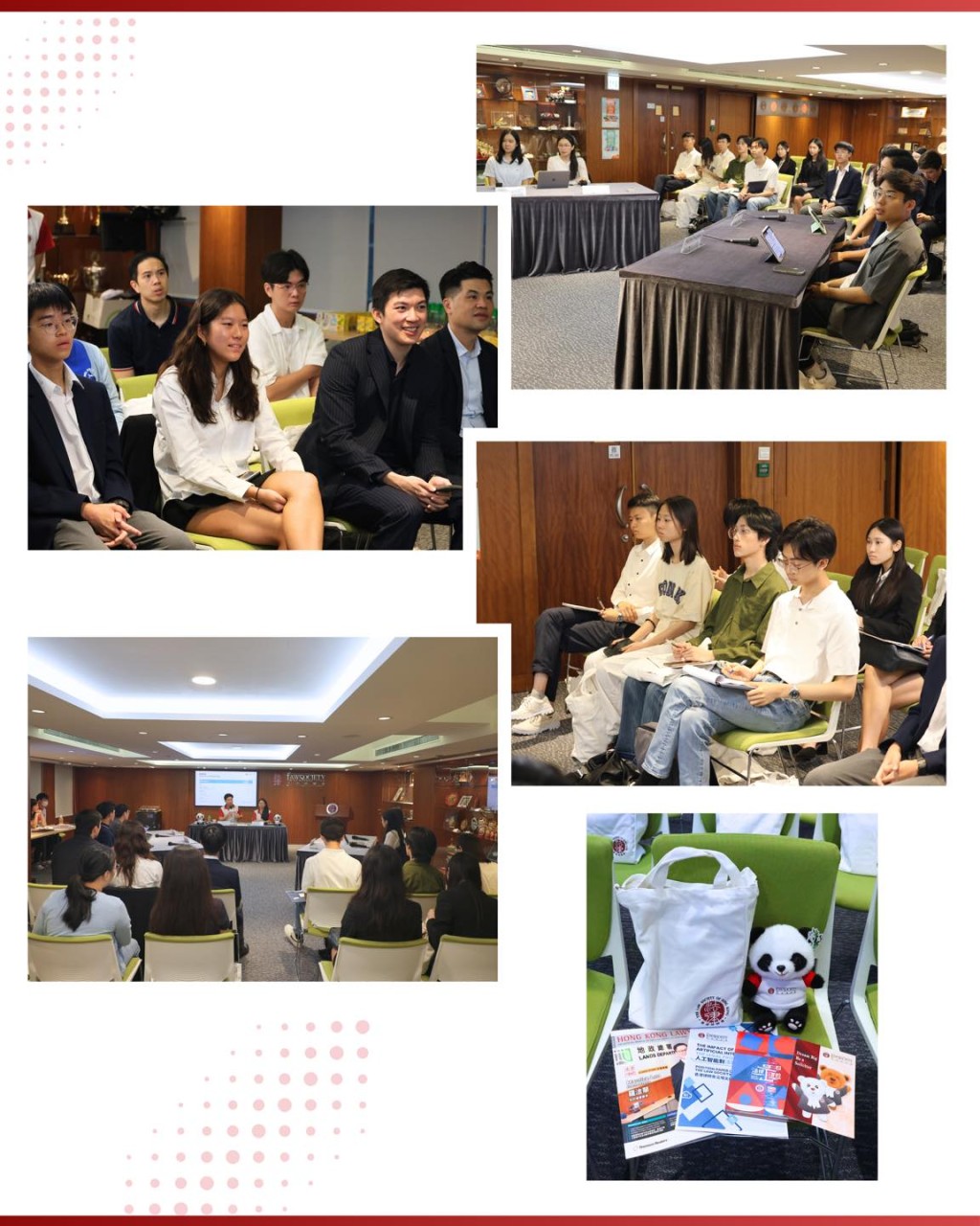 湯文龍解答學生們的提問。香港律師會fb圖片 湯文龍解答學生們的提問。香港律師會fb圖片