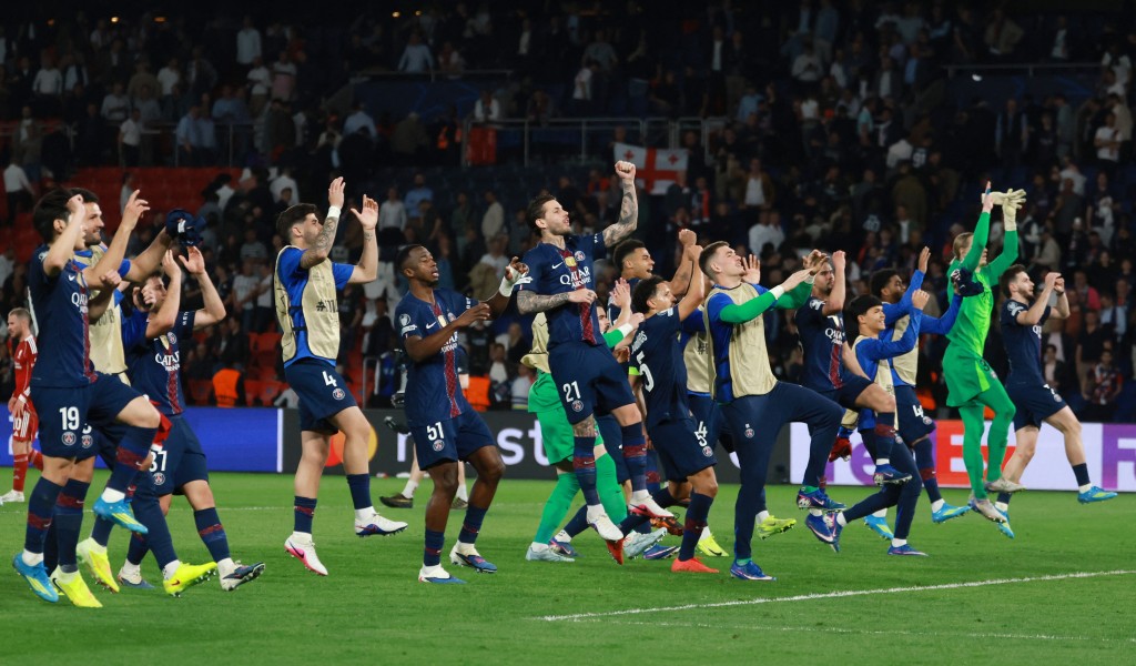 PSG今場輕取利物浦。路透社