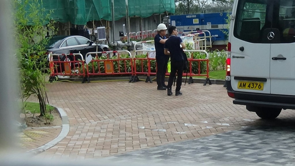 事故現場。蔡楚輝攝