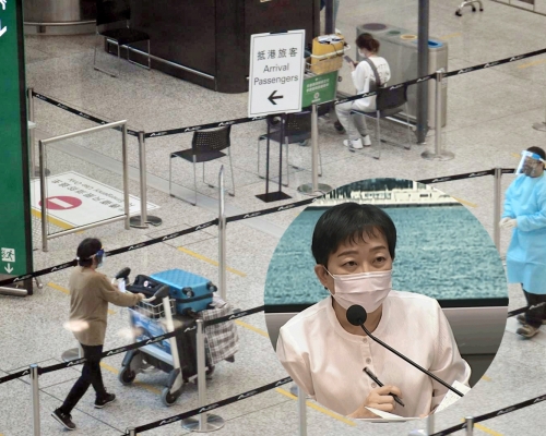確診者在機場國泰航空貴賓室從事樓面工作。