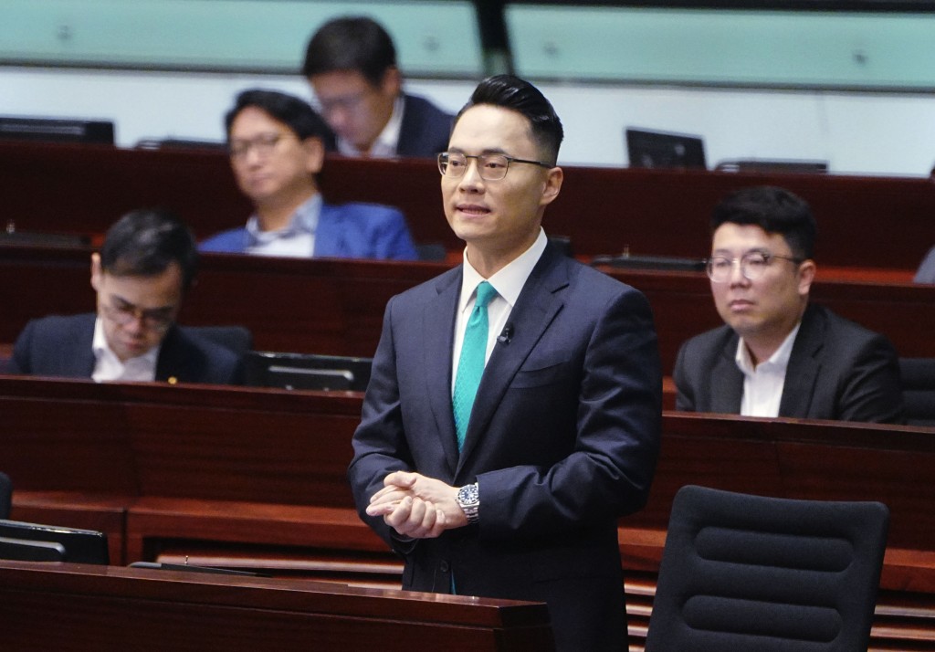 民建聯梁熙。劉駿軒攝 