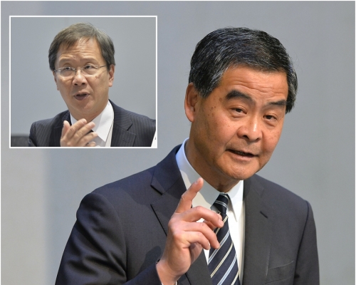 梁振英斥郭家麒指控貪污言論不公平保留追究權。資料圖片