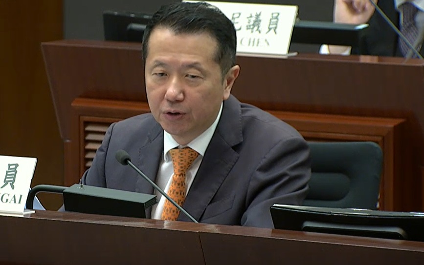 選委會界別議員魏明德。網上截圖