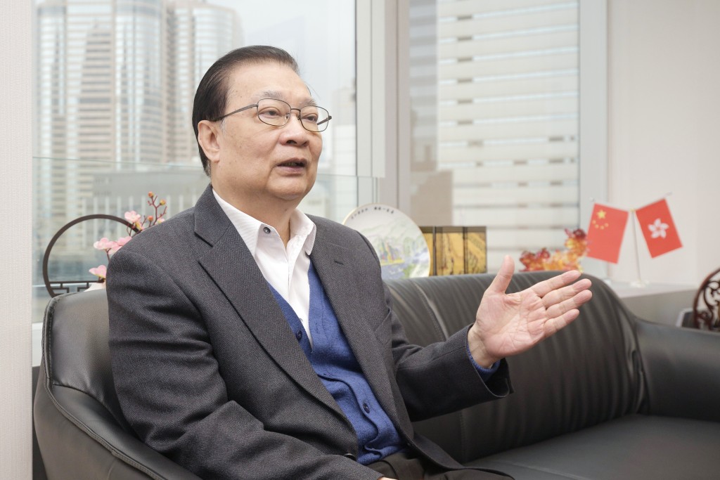 民建聯前主席、全國人大前常委譚耀宗。 民建聯前主席、全國人大前常委譚耀宗。