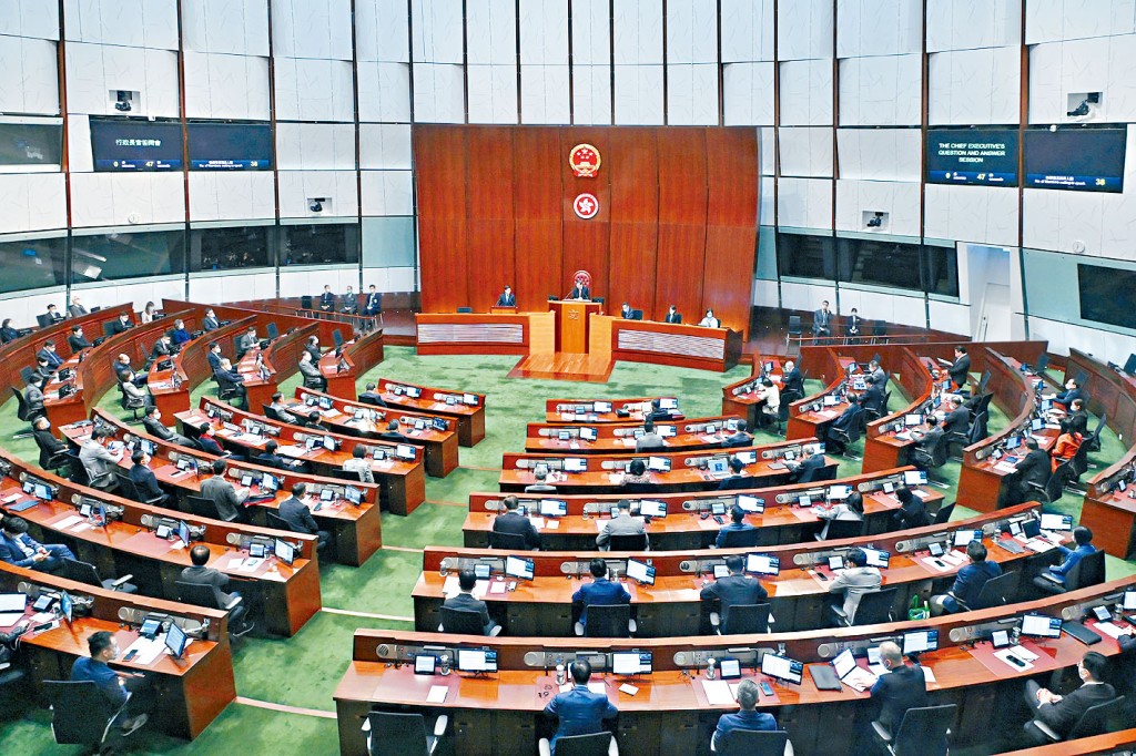 政府向立法會提交的立法議程中，未有提及二十三條立法。