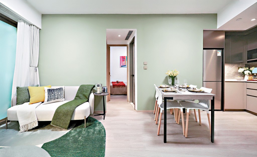 嘉居．天后昨日連沽3伙連平台戶，更首度展示3樓A室示範單位。