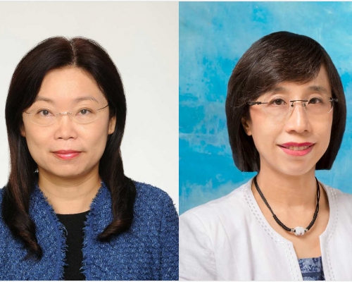 傅小慧(左) ,梁悅賢(右)。政府新聞處