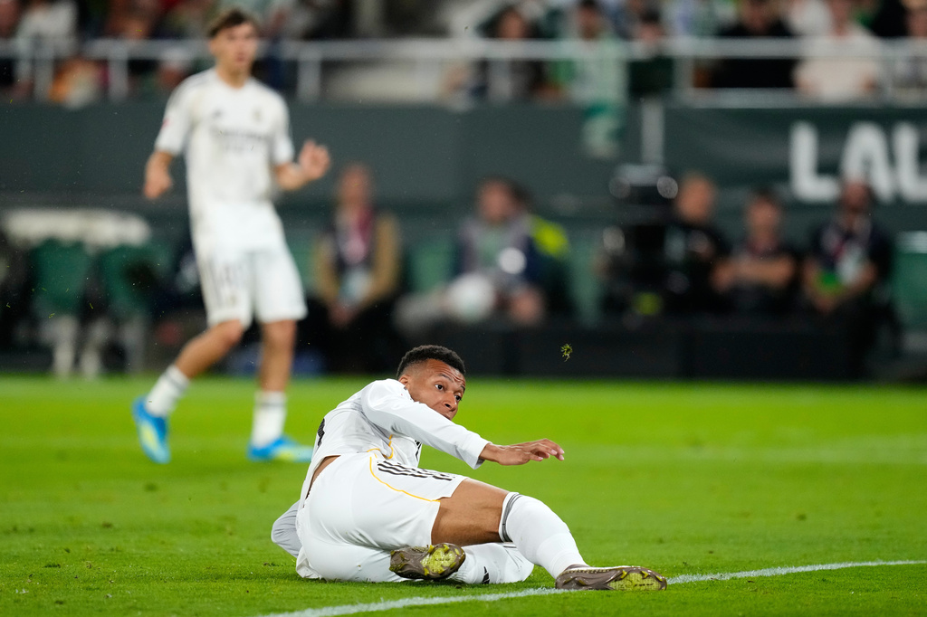 麥巴比將於鬥愛斯賓奴一役缺陣。美聯社