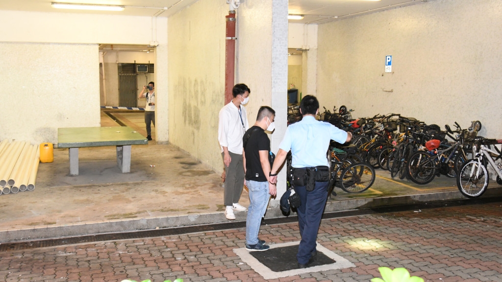 大埔日前發生傷人案，警方到場調查。