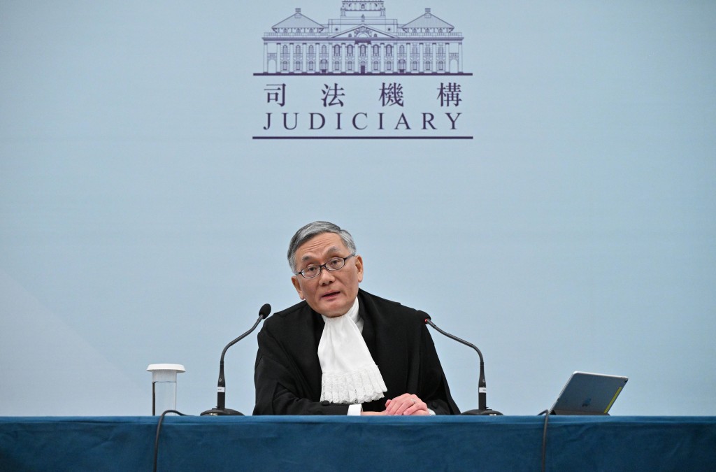 终审法院首席法官张举能。