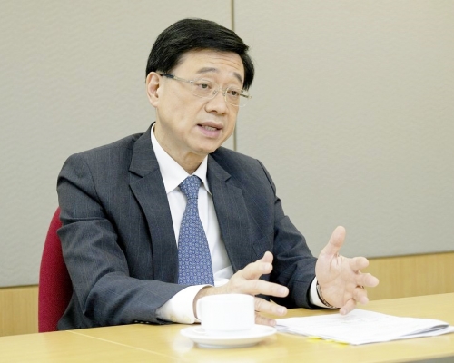 李家超指,未來會加強情報收集。資料圖片