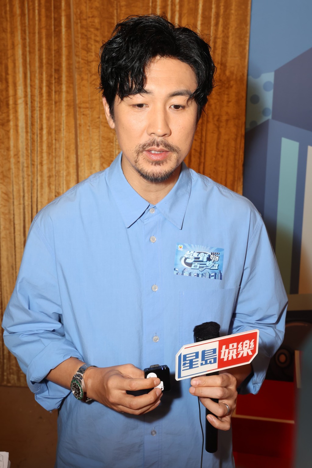 譚俊彥與何廣沛在《新聞女王2》爭佘詩曼,陷三角戀。 譚俊彥與何廣沛在《新聞女王2》爭佘詩曼,陷三角戀。