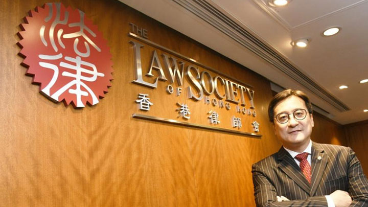 香港律師會會長陳澤銘。資料圖片