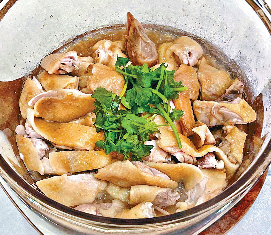 豆醬砂鍋焗葵花雞