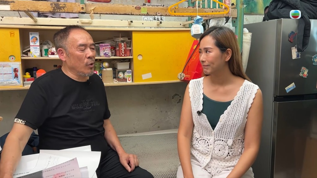 陳先生承認與前妻關係冷淡，直言「各有各嘅」。