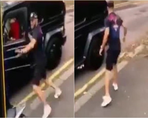 哥拉辛拿與匪徒對抗。影片截圖