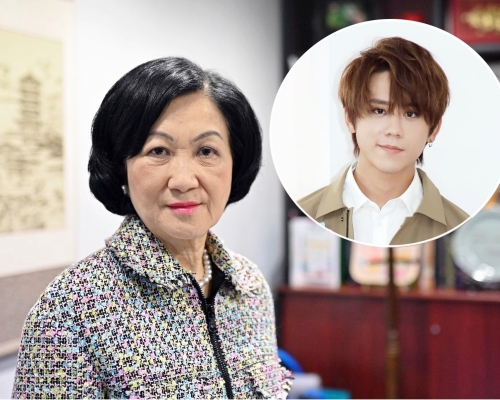 葉劉淑儀大讚姜濤(小圖)可愛。資料圖片