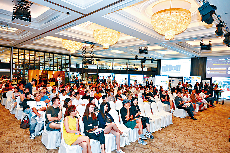 今年3月，FMI在新加坡舉辦大阪物業講座，坐無虛席。