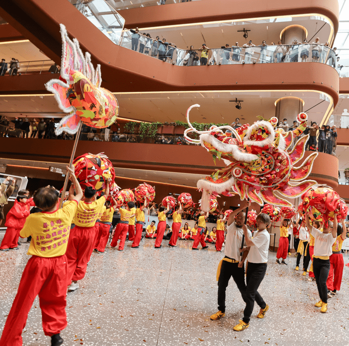 四大瑞獸祥龍、麒麟、鳳凰、靈龜降臨AIRSIDE商場中庭「福運瑞獸慶典」