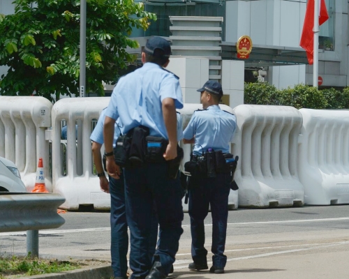 再有警員初步確診。資料圖片