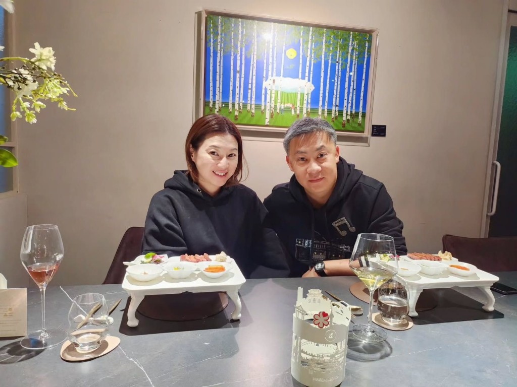 陳伶俐去年初發文惹婚變傳言。