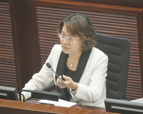 梁美芬指，香港現時的首要任務是解決騷亂。資料圖片