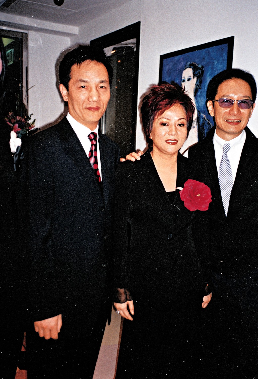 周正毅（左）事后接受访问，指杨恭如是上海同乡及好朋友。