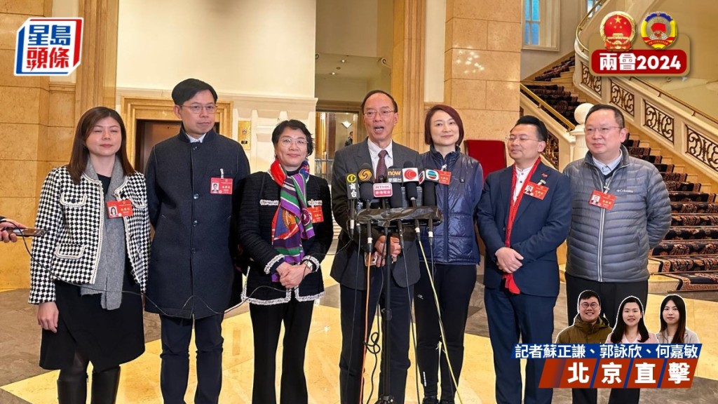 港區人大代表馬逢國透露今晚召開首次團內預備會。郭詠欣攝
