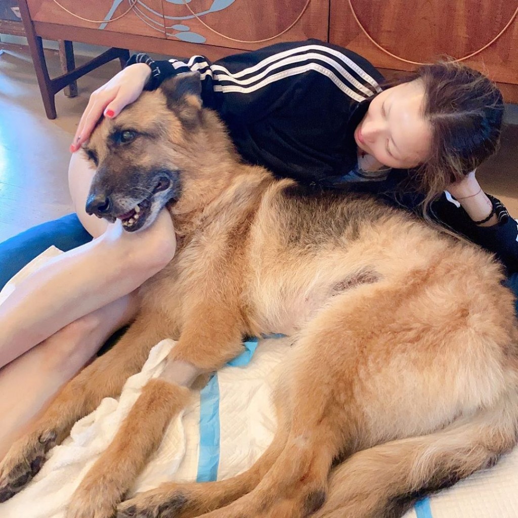 Sammi話LUCKY因為病所以瘦咗4磅，連肚腩都細咗。