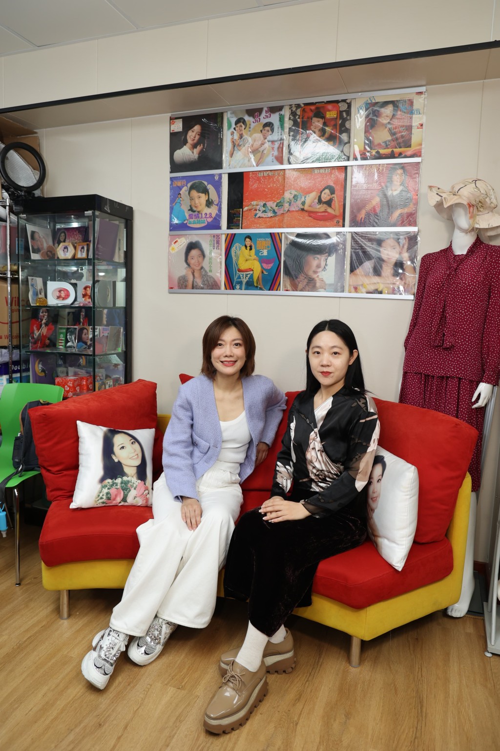 龍婷表示與王靜是一見如故，鄧麗君話題講說不完。