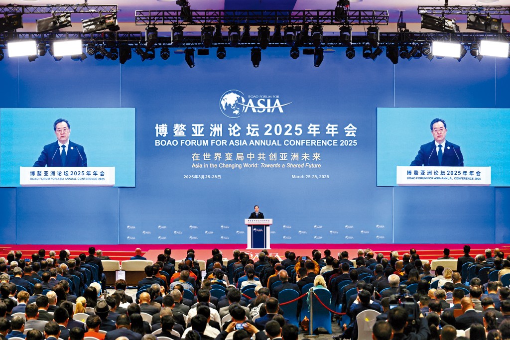 博鰲亞洲論壇年會舉行開幕式，國務院副總理丁薛祥發表主旨演講。